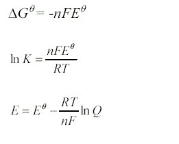 Nernst Equation, Electrochemistry, Eformulae.com