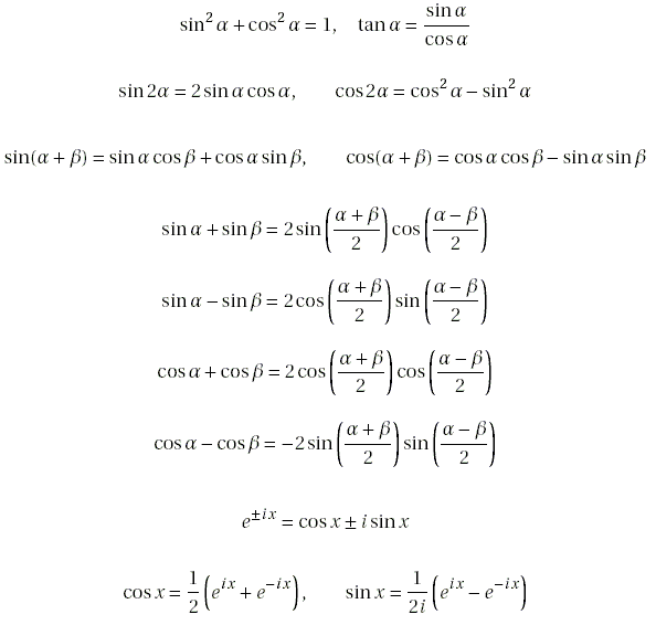 Mathematical Formulae for Physical Chemistry, Physical Chemistry, Eformulae.com